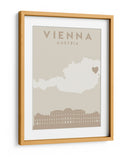 Vienna - Mapas del corazón de la ciudad 92 - Emiliano Deificus | Cuadro decorativo de Canvas Lab