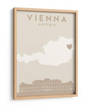 Vienna - Mapas del corazón de la ciudad 92 - Emiliano Deificus | Cuadro decorativo de Canvas Lab