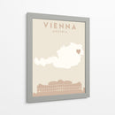 Vienna - Mapas del corazón de la ciudad 92 - Emiliano Deificus | Cuadro decorativo de Canvas Lab