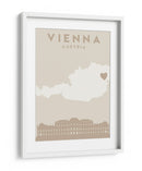 Vienna - Mapas del corazón de la ciudad 92 - Emiliano Deificus | Cuadro decorativo de Canvas Lab