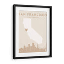 San Francisco - Mapas del corazón de la ciudad 75 - Emiliano Deificus | Cuadro decorativo de Canvas Lab