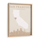 San Francisco - Mapas del corazón de la ciudad 75 - Emiliano Deificus | Cuadro decorativo de Canvas Lab