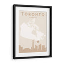Toronto - Mapas del corazón de la ciudad 89 - Emiliano Deificus | Cuadro decorativo de Canvas Lab