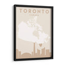 Toronto - Mapas del corazón de la ciudad 89 - Emiliano Deificus | Cuadro decorativo de Canvas Lab