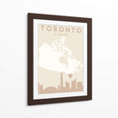 Toronto - Mapas del corazón de la ciudad 89 - Emiliano Deificus | Cuadro decorativo de Canvas Lab