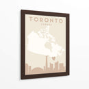 Toronto - Mapas del corazón de la ciudad 89 - Emiliano Deificus | Cuadro decorativo de Canvas Lab