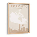 Toronto - Mapas del corazón de la ciudad 89 - Emiliano Deificus | Cuadro decorativo de Canvas Lab