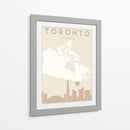Toronto - Mapas del corazón de la ciudad 89 - Emiliano Deificus | Cuadro decorativo de Canvas Lab
