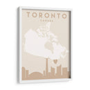 Toronto - Mapas del corazón de la ciudad 89 - Emiliano Deificus | Cuadro decorativo de Canvas Lab