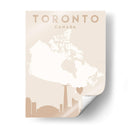 Toronto - Mapas del corazón de la ciudad 89 - Emiliano Deificus | Cuadro decorativo de Canvas Lab