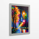 Luminarias Sobre el Río - DEA Digital Esoteric Art | Cuadro decorativo de Canvas Lab