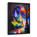 Viejo Pueblo de Color Acrílico - DEA Digital Esoteric Art | Cuadro decorativo de Canvas Lab