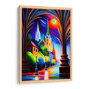 Viejo Pueblo de Color Acrílico - DEA Digital Esoteric Art | Cuadro decorativo de Canvas Lab