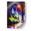 Viejo Pueblo de Color Acrílico - DEA Digital Esoteric Art | Cuadro decorativo de Canvas Lab