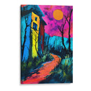 Vieja Casa de Luna - DEA Digital Esoteric Art | Cuadro decorativo de Canvas Lab