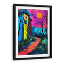 Vieja Casa de Luna - DEA Digital Esoteric Art | Cuadro decorativo de Canvas Lab