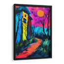 Vieja Casa de Luna - DEA Digital Esoteric Art | Cuadro decorativo de Canvas Lab