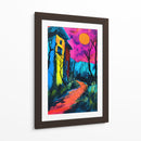 Vieja Casa de Luna - DEA Digital Esoteric Art | Cuadro decorativo de Canvas Lab