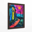 Vieja Casa de Luna - DEA Digital Esoteric Art | Cuadro decorativo de Canvas Lab