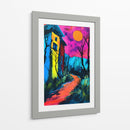 Vieja Casa de Luna - DEA Digital Esoteric Art | Cuadro decorativo de Canvas Lab