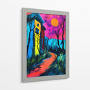 Vieja Casa de Luna - DEA Digital Esoteric Art | Cuadro decorativo de Canvas Lab