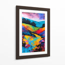 Bosque Naranja Acrílico - DEA Digital Esoteric Art | Cuadro decorativo de Canvas Lab