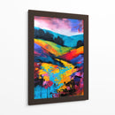 Bosque Naranja Acrílico - DEA Digital Esoteric Art | Cuadro decorativo de Canvas Lab
