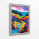 Bosque Naranja Acrílico - DEA Digital Esoteric Art | Cuadro decorativo de Canvas Lab