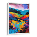 Bosque Naranja Acrílico - DEA Digital Esoteric Art | Cuadro decorativo de Canvas Lab