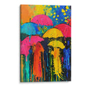 Gente en Lluvia Torrencial - DEA Digital Esoteric Art | Cuadro decorativo de Canvas Lab