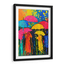 Gente en Lluvia Torrencial - DEA Digital Esoteric Art | Cuadro decorativo de Canvas Lab