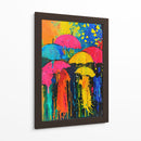 Gente en Lluvia Torrencial - DEA Digital Esoteric Art | Cuadro decorativo de Canvas Lab