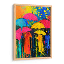 Gente en Lluvia Torrencial - DEA Digital Esoteric Art | Cuadro decorativo de Canvas Lab