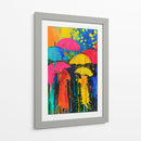 Gente en Lluvia Torrencial - DEA Digital Esoteric Art | Cuadro decorativo de Canvas Lab