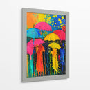 Gente en Lluvia Torrencial - DEA Digital Esoteric Art | Cuadro decorativo de Canvas Lab