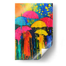 Gente en Lluvia Torrencial - DEA Digital Esoteric Art | Cuadro decorativo de Canvas Lab