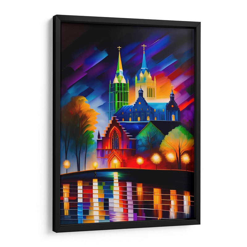 Palacio en el Rio Sena - DEA Digital Esoteric Art | Cuadro decorativo de Canvas Lab