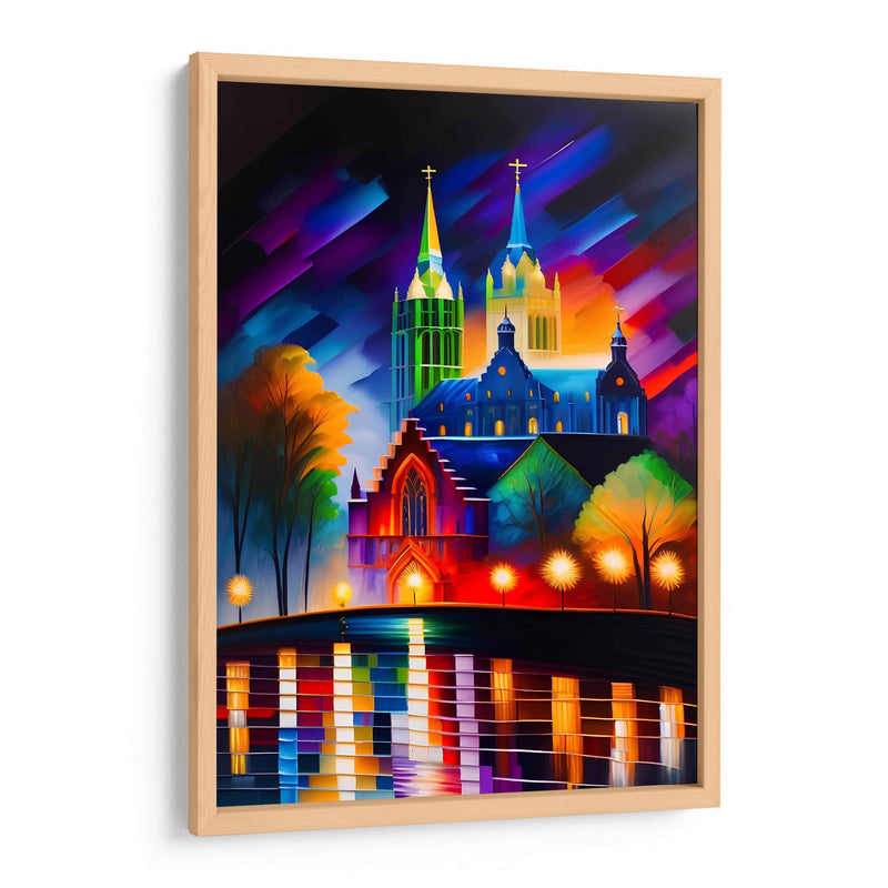 Palacio en el Rio Sena - DEA Digital Esoteric Art | Cuadro decorativo de Canvas Lab