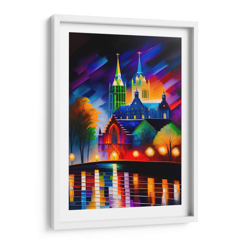 Palacio en el Rio Sena - DEA Digital Esoteric Art | Cuadro decorativo de Canvas Lab