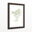 Mapa de Barcelona - Fluidys Studio II | Cuadro decorativo de Canvas Lab