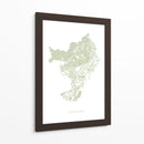 Mapa de Barcelona - Fluidys Studio II | Cuadro decorativo de Canvas Lab