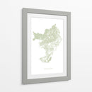 Mapa de Barcelona - Fluidys Studio II | Cuadro decorativo de Canvas Lab