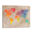 Mapa mundial 43 - Justyna Jaszke | Cuadro decorativo de Canvas Lab