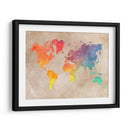 Mapa mundial 43 - Justyna Jaszke | Cuadro decorativo de Canvas Lab