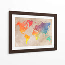 Mapa mundial 43 - Justyna Jaszke | Cuadro decorativo de Canvas Lab