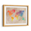 Mapa mundial 43 - Justyna Jaszke | Cuadro decorativo de Canvas Lab