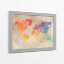 Mapa mundial 43 - Justyna Jaszke | Cuadro decorativo de Canvas Lab