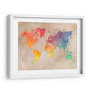 Mapa mundial 43 - Justyna Jaszke | Cuadro decorativo de Canvas Lab