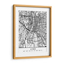 Lyon - Mapas negros 43 - Emiliano Deificus | Cuadro decorativo de Canvas Lab
