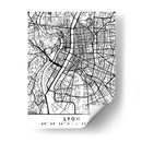 Lyon - Mapas negros 43 - Emiliano Deificus | Cuadro decorativo de Canvas Lab